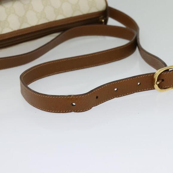 GUCCI GG Supreme Shoulder Bag Pvc White Gold 89 02 077 - Picture 7 of 16